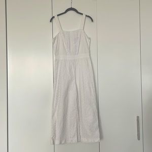Banana Republic White Jumpsuit